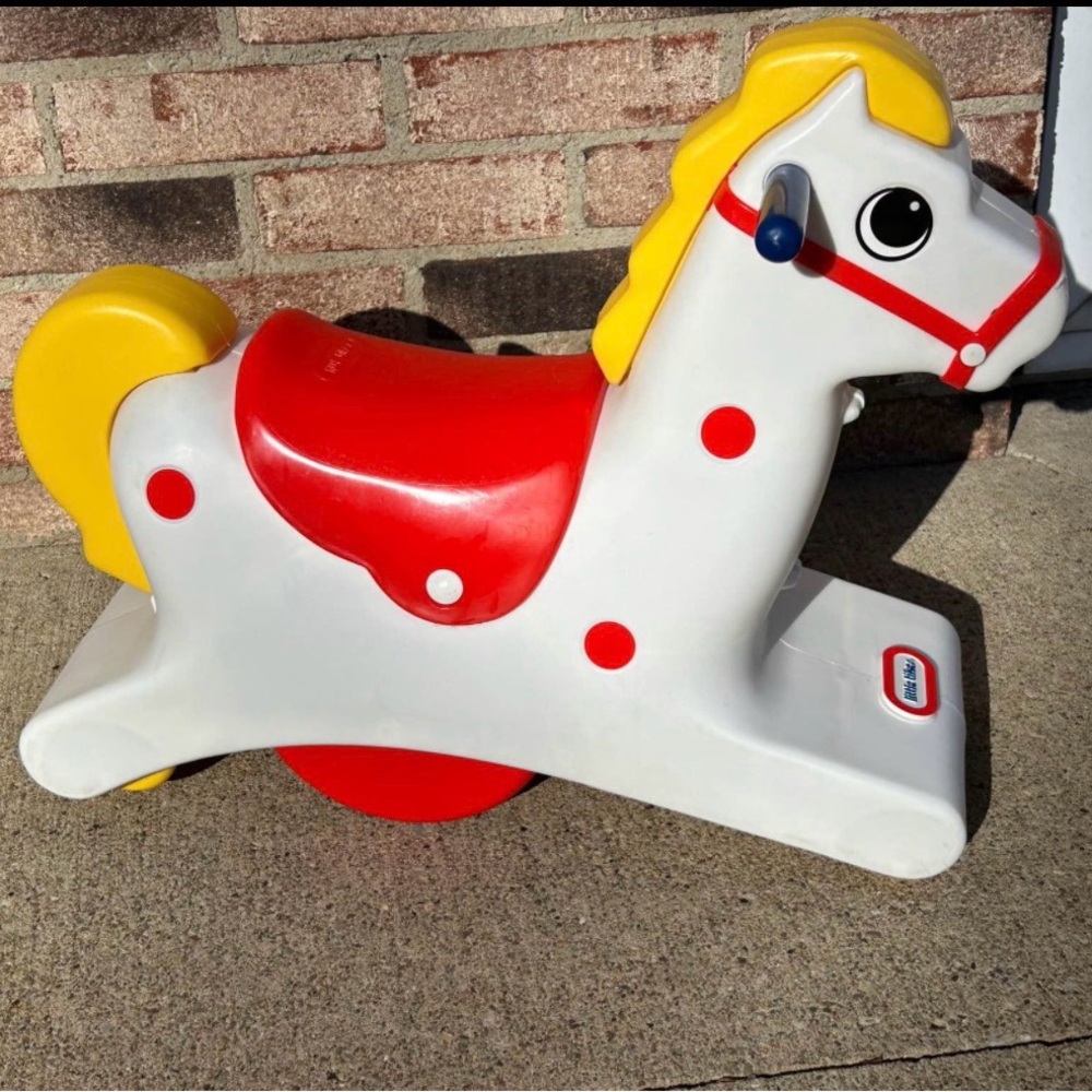 Little Tikes Red and Yellow Rocking Horse